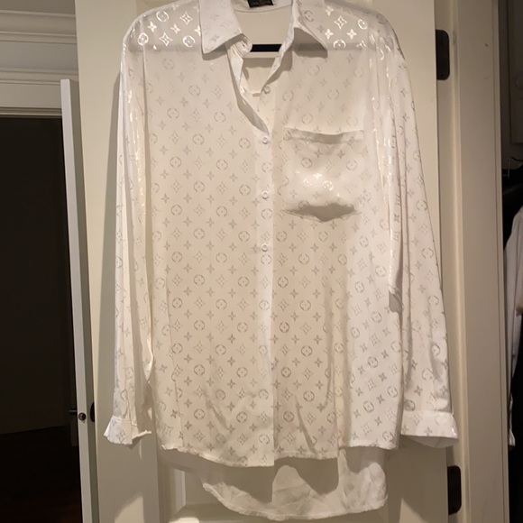 Flowy White Blouse - Picture 1 of 7